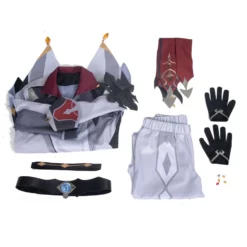Genshin Impact Tartaglia Ajax Cosplay Costume Set Polyester Game Cosplay -Halloween Shop 202012091502568991528
