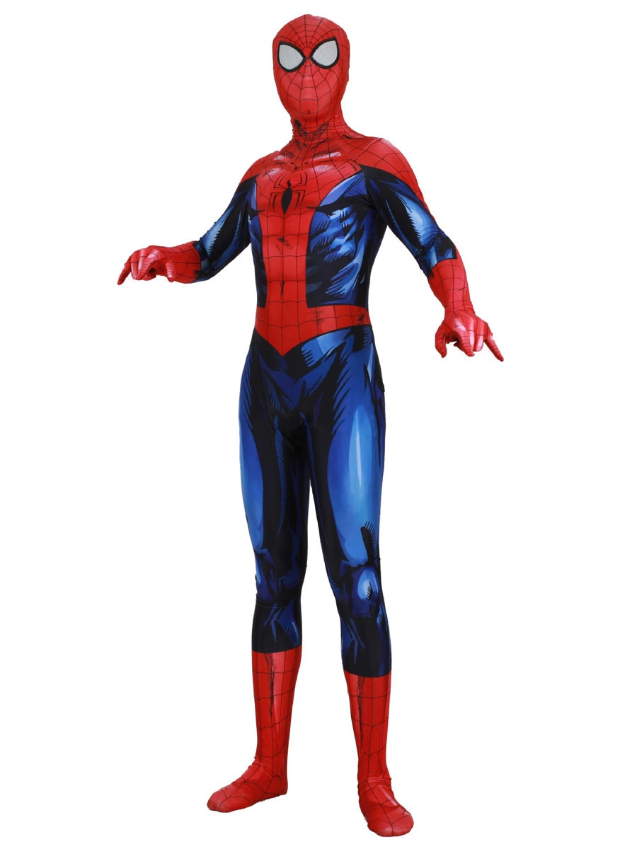 Superior Spiderman Cosplay Costume Ture Red Lycra Spandex Jumpsuit Marvel Comics Cosplay 5 Superior Spiderman Cosplay Costume Ture Red Lycra Spandex Jumpsuit Marvel Comics Cosplay - Image 3