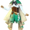 Genshin Impact Venti Cosplay Costume Satin Fabric Milk Silk Costume Set Game Cosplay Costume -Halloween Shop 202012171230445534354