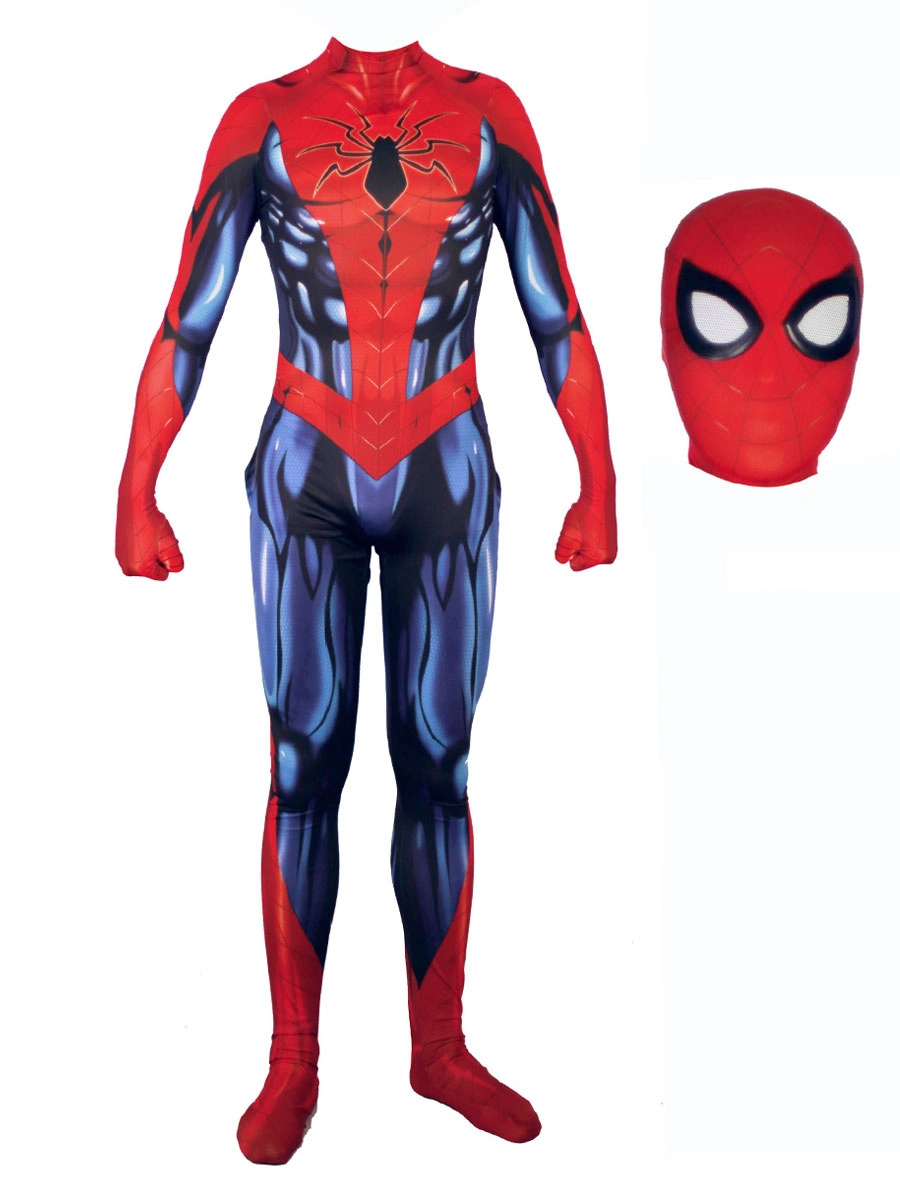 Spider Many All-New All-Different Alwoe Cosplay Jumpsuit Lycra Spandex Unisex 3D Style Marvel Comics Cosplay Costume Zentai 5 Spider Many All-New All-Different Alwoe Cosplay Jumpsuit Lycra Spandex Unisex 3D Style Marvel Comics Cosplay Costume Zentai - Image 3