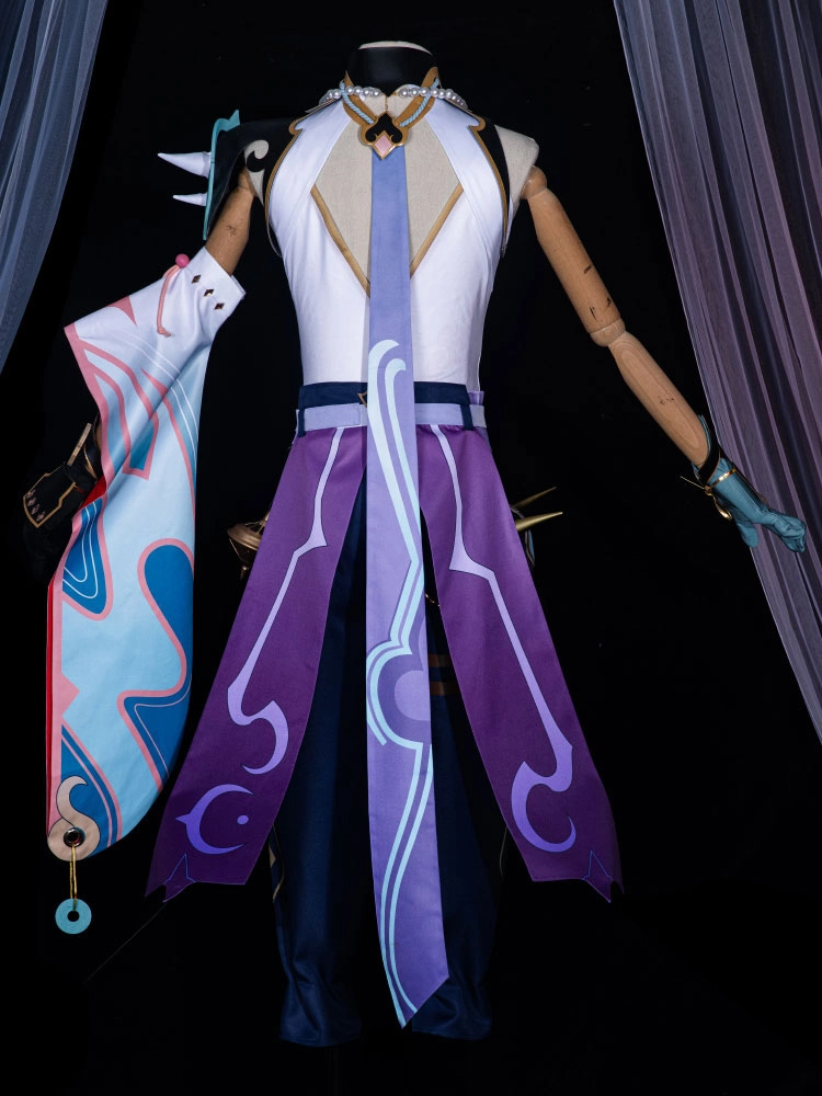 Genshin Impact Xiao Cosplay Costume Full Set Game Cosplay Costume Outfit 5 Genshin Impact Xiao Cosplay Costume Full Set Game Cosplay Costume Outfit - Image 3