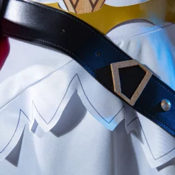 Genshin Impact Noelle Cosplay Costume One Piece Dress Gloves Sash Pauldron 4-Piece Set Mihoyo Game Cosplay Costume Full Set -Halloween Shop 202104091651447879201