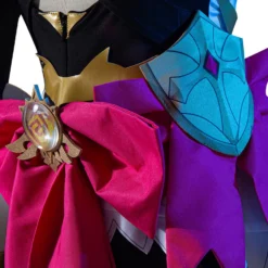Genshin Impact Noelle Cosplay Costume One Piece Dress Gloves Sash Pauldron 4-Piece Set Mihoyo Game Cosplay Costume Full Set -Halloween Shop 202104091651458752474