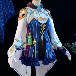 Genshin Impact Sucrose Cosplay Costume Knee-high Socks Dress Glasses Hat Gloves 5-Piece Set Mihoyo Game Cosplay Costume Full Set -Halloween Shop 202104091652224517943