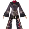 Genshin Impact Hutao Cosplay Costume Mihoyo Game Chinese Zombie Cosplay Costume Full Set -Halloween Shop 202104121335532378756