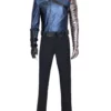 Marvel Captain America The Winter Soldier Cosplay Costume Black Costume Full Set