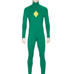 Marvel Cosplay Avengers Vision Cosplay Costume Green Jumpsuit Yellow Cape TV Drama Cosplay Costume Full Set -Halloween Shop 20210422151404358975