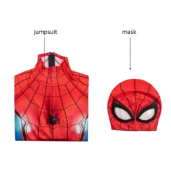 Spider Man Far From Home Red Full Body Catsuits Zentai Lycra Spandex Marvel Cosplay Costume -Halloween Shop 202106201645144824176