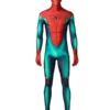 Spider Man Miles Morales Red Full Body Catsuits Zentai Lycra Spandex Marvel Cosplay Costume -Halloween Shop 202106201645305262703