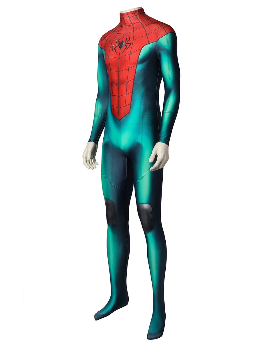 Spider Man Miles Morales Red Full Body Catsuits Zentai Lycra Spandex Marvel Cosplay Costume 5 Spider Man Miles Morales Red Full Body Catsuits Zentai Lycra Spandex Marvel Cosplay Costume - Image 3