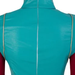 Ms. Marvel Cosplay Costume Cyan Film Polyester Scarf Pants Set PU Leather Marvel Cosplay Costume Full Set -Halloween Shop 202107291449357697583