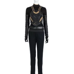 Loki Cosplay Costume For Women Black Polyester Cloak Pants Set Faux Leather Marvel Comics Costume Full Set 14 Loki Cosplay Costume For Women Black Polyester Cloak Pants Set Faux Leather Marvel Comics Costume Full Set -Halloween Shop 202108161806255776664