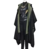 Loki Cosplay Costume 6-Piece Set Black Marvel Comics Costume Full Set