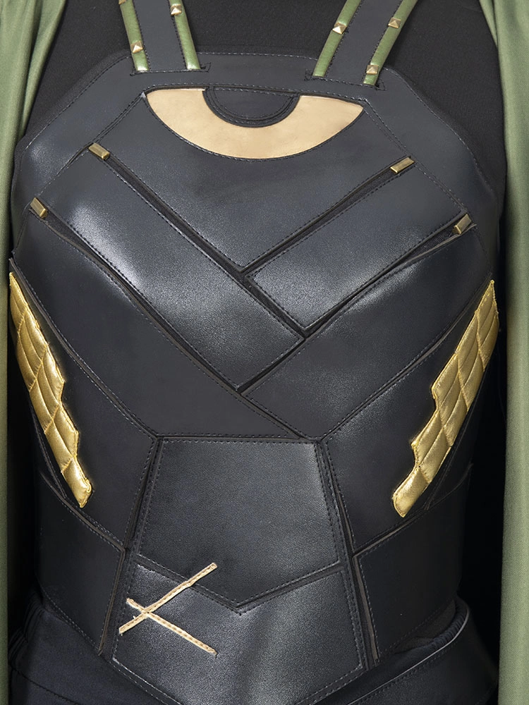Loki Cosplay Costume 6-Piece Set Black Marvel Comics Costume Full Set 9 Loki Cosplay Costume 6-Piece Set Black Marvel Comics Costume Full Set - Image 7