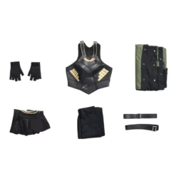 Loki Cosplay Costume 6-Piece Set Black Marvel Comics Costume Full Set 21 Loki Cosplay Costume 6-Piece Set Black Marvel Comics Costume Full Set -Halloween Shop 202111151437407723701