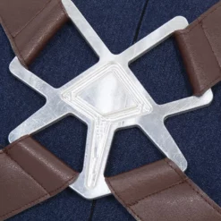 Peggy Carter Ink Blue Cosplay Jumpsuit Marvel Comics Costume Full Set -Halloween Shop 202111171538175464971