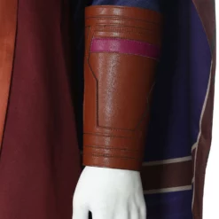 Doctor Strange Cosplay Costume 7-Piece Set Polyester Faux Leather Marvel Comics Cosplay Costume Full Set -Halloween Shop 202111231919306353760