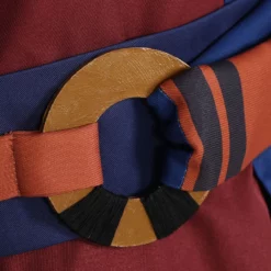 Doctor Strange Cosplay Costume 7-Piece Set Polyester Faux Leather Marvel Comics Cosplay Costume Full Set -Halloween Shop 202111231919312801479