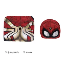 Spiderman No Way Home Cosplay Jumpsuit Red Lycra Spandex Jumpsuit Marvel Film Cosplay Costume 15 Spiderman No Way Home Cosplay Jumpsuit Red Lycra Spandex Jumpsuit Marvel Film Cosplay Costume -Halloween Shop 202111231919544271229