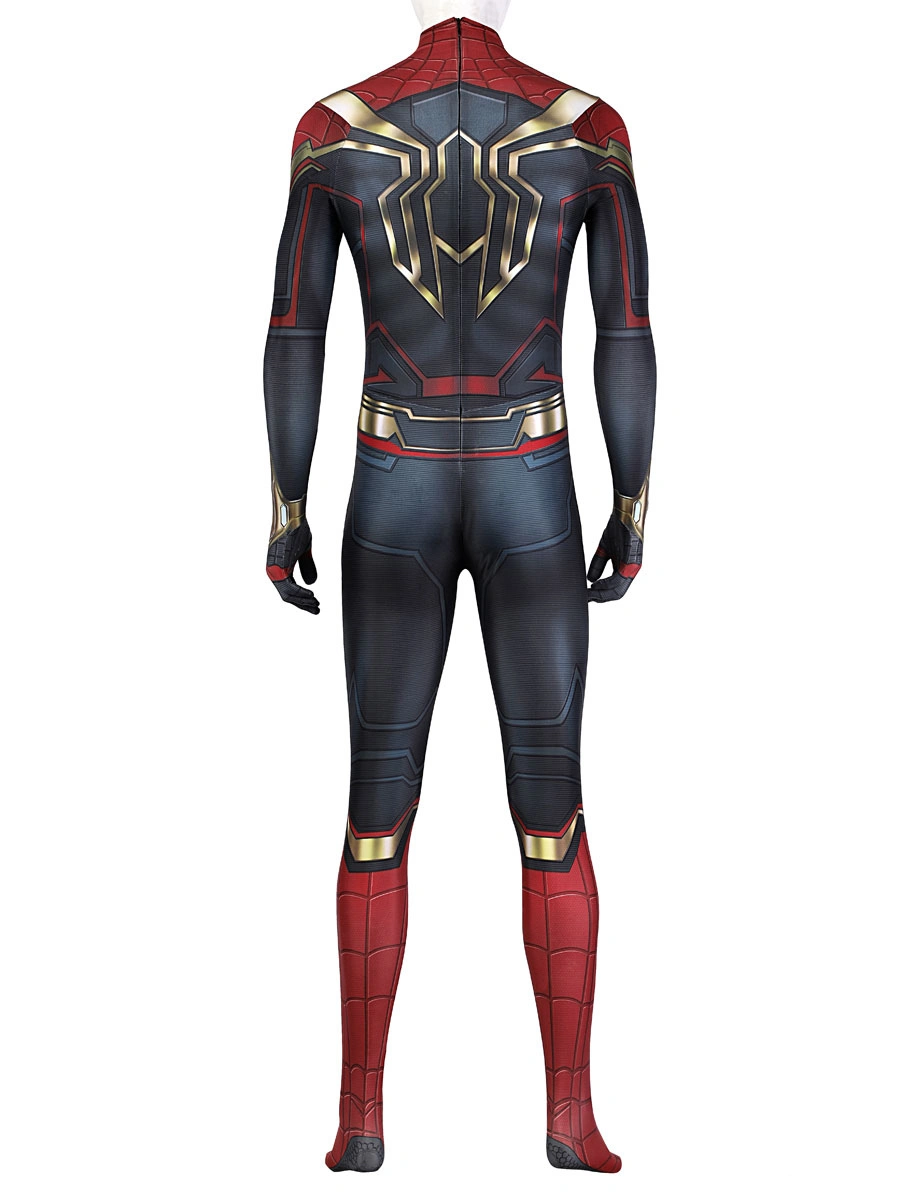 Spiderman No Way Home Cosplay Jumpsuit Red Lycra Spandex Jumpsuit Marvel Film Cosplay Costume 5 Spiderman No Way Home Cosplay Jumpsuit Red Lycra Spandex Jumpsuit Marvel Film Cosplay Costume - Image 3