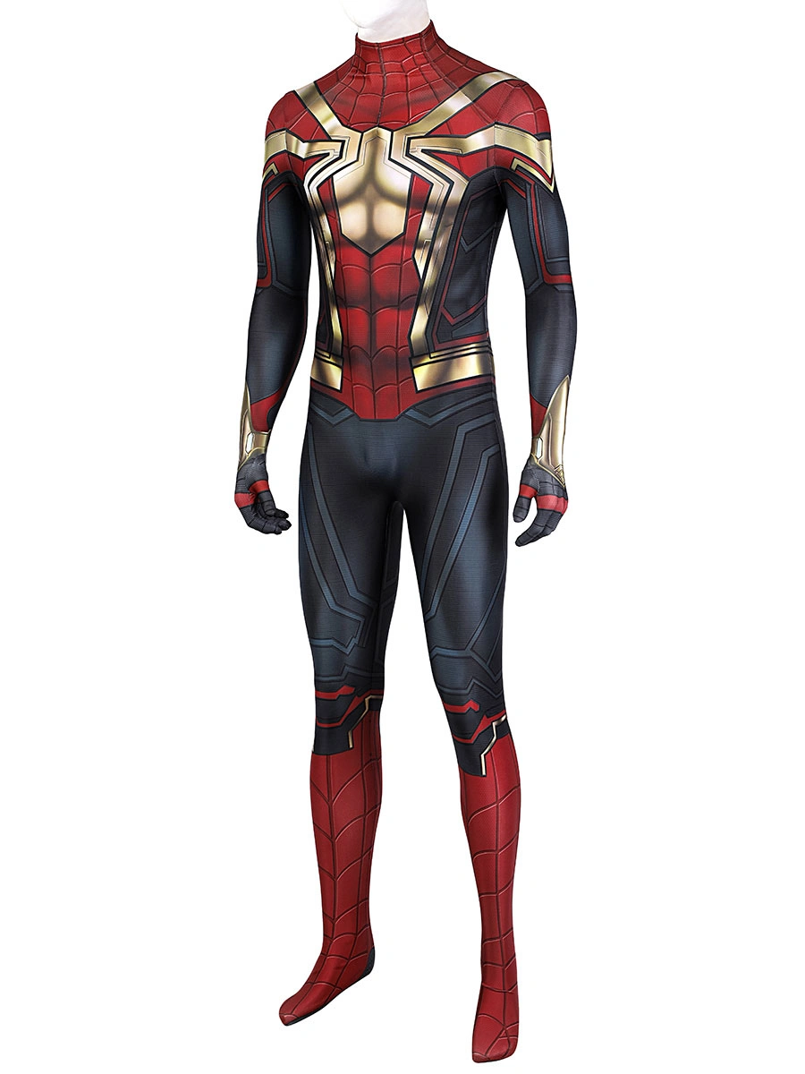 Spiderman No Way Home Cosplay Jumpsuit Red Lycra Spandex Jumpsuit Marvel Film Cosplay Costume 7 Spiderman No Way Home Cosplay Jumpsuit Red Lycra Spandex Jumpsuit Marvel Film Cosplay Costume - Image 5