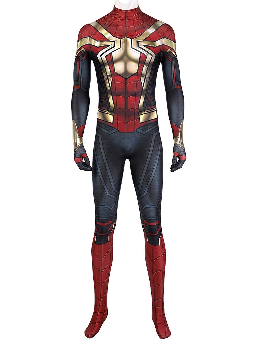Spiderman No Way Home Cosplay Jumpsuit Red Lycra Spandex Jumpsuit Marvel Film Cosplay Costume 6 Spiderman No Way Home Cosplay Jumpsuit Red Lycra Spandex Jumpsuit Marvel Film Cosplay Costume - Image 4