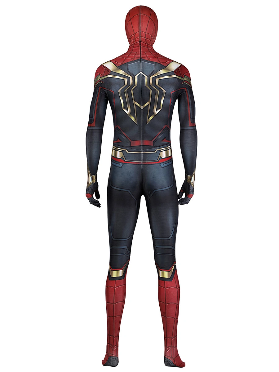 Spiderman No Way Home Cosplay Jumpsuit Red Lycra Spandex Jumpsuit Marvel Film Cosplay Costume 4 Spiderman No Way Home Cosplay Jumpsuit Red Lycra Spandex Jumpsuit Marvel Film Cosplay Costume - Image 2