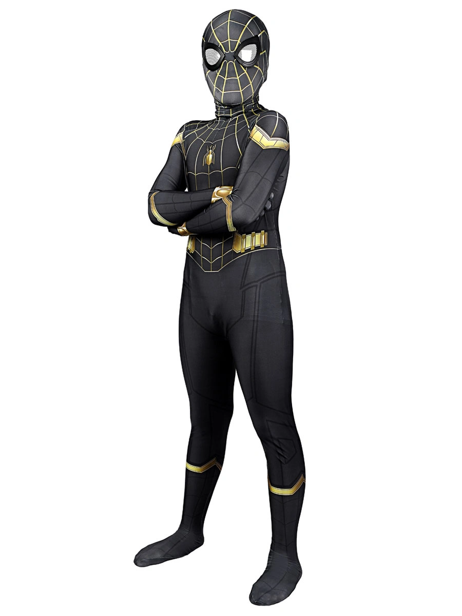 Spiderman Cosplay Jumpsuit For Kids Black Lycra Spandex Jumpsuit Marvel Film Cosplay Costume 5 Spiderman Cosplay Jumpsuit For Kids Black Lycra Spandex Jumpsuit Marvel Film Cosplay Costume - Image 3