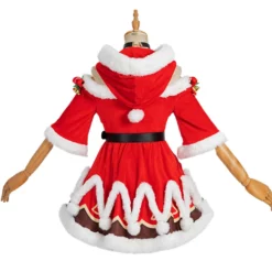 Genshin Impact Barbara Christmas Girl Cosplay Costume Mihoyo Game Cosplay Costume Full Set -Halloween Shop 202112271805455114721