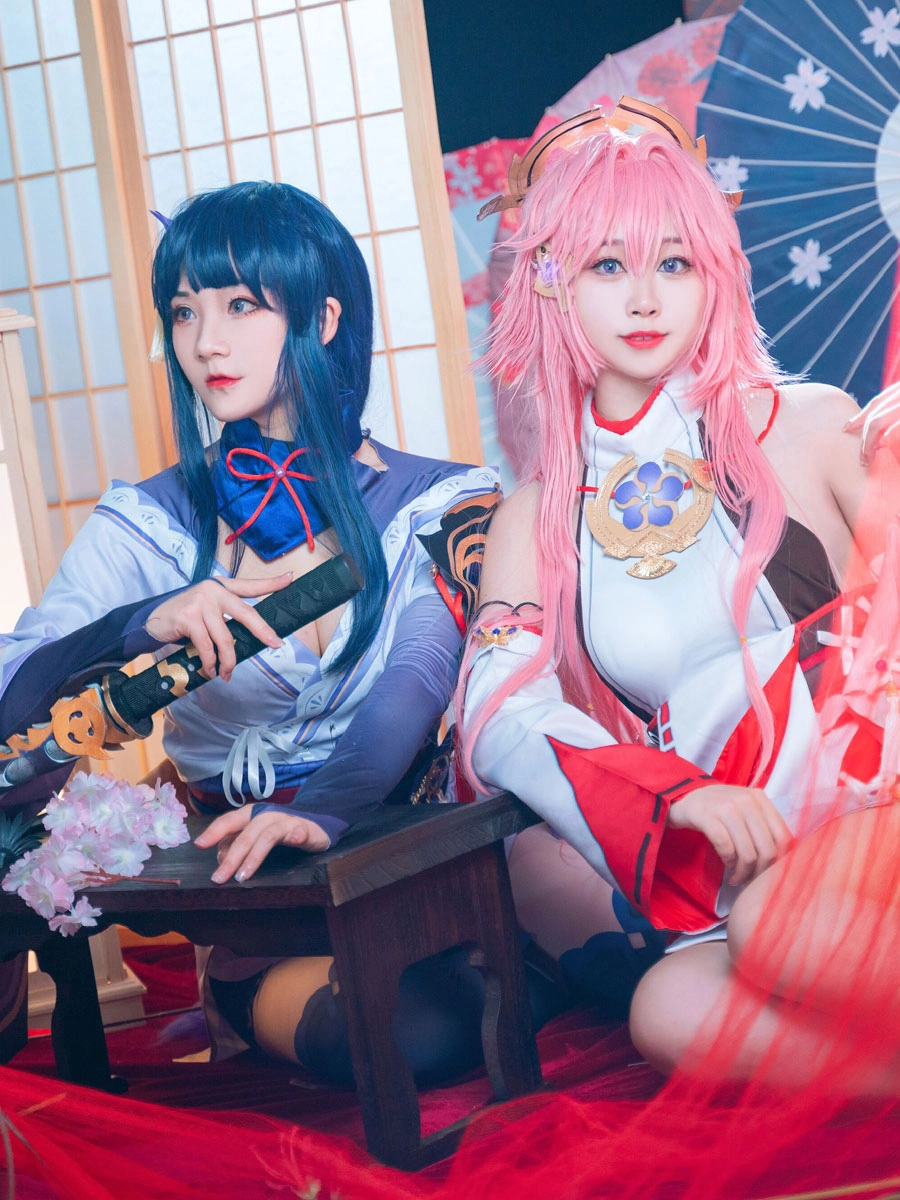 Genshin Impact Yae Miko Cosplay Costume Full Set Mihoyo Game Cosplay Costume 3 Genshin Impact Yae Miko Cosplay Costume Full Set Mihoyo Game Cosplay Costume