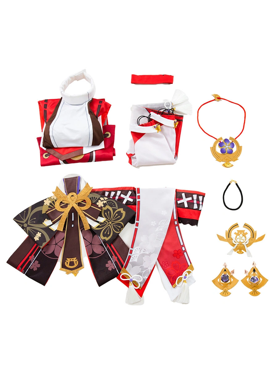 Genshin Impact Yae Miko Cosplay Costume Full Set Mihoyo Game Cosplay Costume 11 Genshin Impact Yae Miko Cosplay Costume Full Set Mihoyo Game Cosplay Costume - Image 9