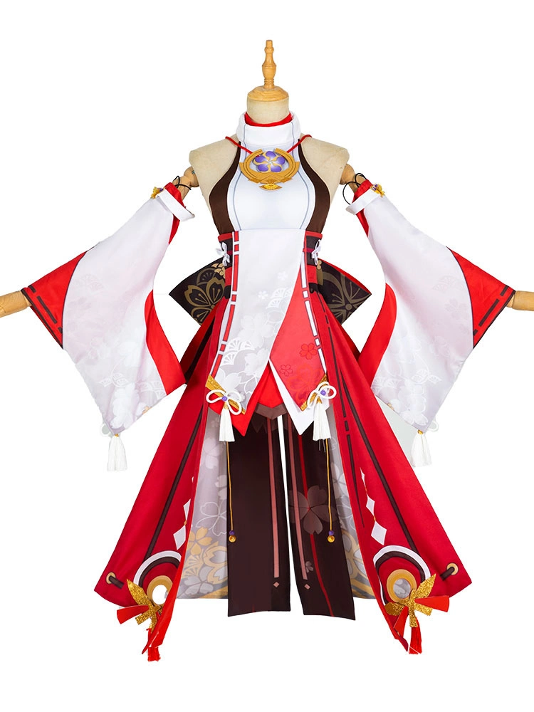Genshin Impact Yae Miko Cosplay Costume Full Set Mihoyo Game Cosplay Costume 5 Genshin Impact Yae Miko Cosplay Costume Full Set Mihoyo Game Cosplay Costume - Image 3