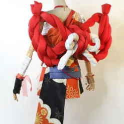 Genshin Impact Yoimiya Cosplay Red Mihoyo Game Cosplay Costume Full Set -Halloween Shop 202112291146409525098