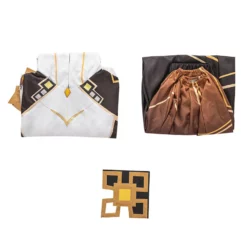 Genshin Impact Zhongli Geo Daddy Cosplay Costume Mihoyo Game Cosplay Costume Full Set -Halloween Shop 202201121113104562260