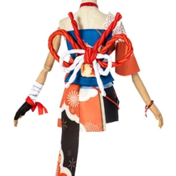 Genshin Impact Yoimiya Cosplay Costume Mihoyo Game Cosplay Costume Full Set -Halloween Shop 202201121113211069342