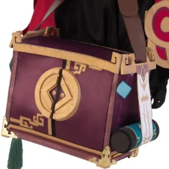 Genshin Impact Yanfei Cosplay Costume Full Set Game Cosplay Costume -Halloween Shop 202201121113366255627