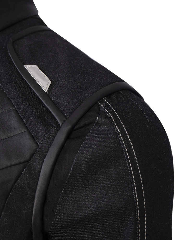 Black Widow Yelena Belova Cosplay Costume 6-Piece Set Black Polyester Fiber Marvel Comics Cosplay Costume Full Set 7 Black Widow Yelena Belova Cosplay Costume 6-Piece Set Black Polyester Fiber Marvel Comics Cosplay Costume Full Set - Image 5