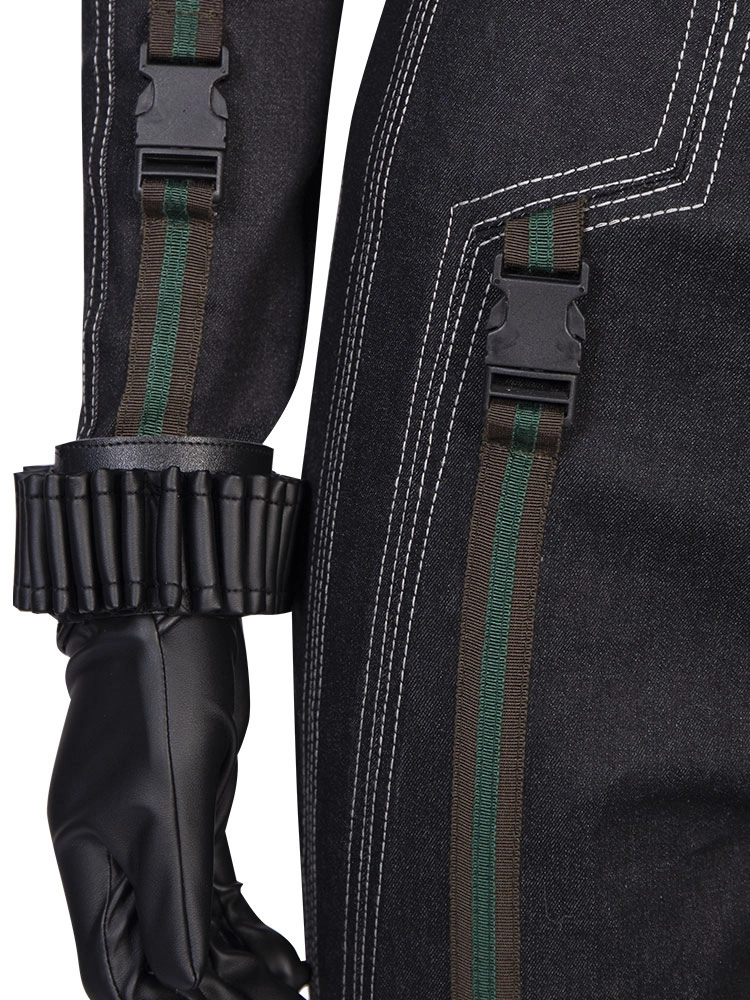 Black Widow Yelena Belova Cosplay Costume 6-Piece Set Black Polyester Fiber Marvel Comics Cosplay Costume Full Set 10 Black Widow Yelena Belova Cosplay Costume 6-Piece Set Black Polyester Fiber Marvel Comics Cosplay Costume Full Set - Image 8