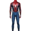Video Game Marvel's Spider-Man: Miles Morales 2 PS5 Peter Parker Jumpsuit Cosplay Costume Mask Unstitched/Stitched With Jumpsuit -Halloween Shop 202202161349139783787