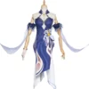 Game Genshin Impact Ningguang Cosplay Polyester Costume Halloween Party Clothes 1 Game Genshin Impact Ningguang Cosplay Polyester Costume Halloween Party Clothes -Halloween Shop 202203291521292402050