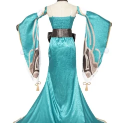 Game Genshin Impact Ms. Hina Cosplay Polyester Headwear Bright Silk Chiffon Polyester Fiber Girl's Costume Set -Halloween Shop 202203301349446765414