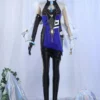Game Genshin Impact Yelan Halloween Carnival Cosplay Costume Set