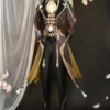 Game Genshin Impact Zhongli Adult Cosplay Costume Premium HalloweenSuits -Halloween Shop 20220414134628466140