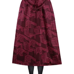 TV Drama Marvel Comics Wanda Vision Scarlet Witch Cosplay Full Set Costume With Patterned Cloak -Halloween Shop 202207011850185736775