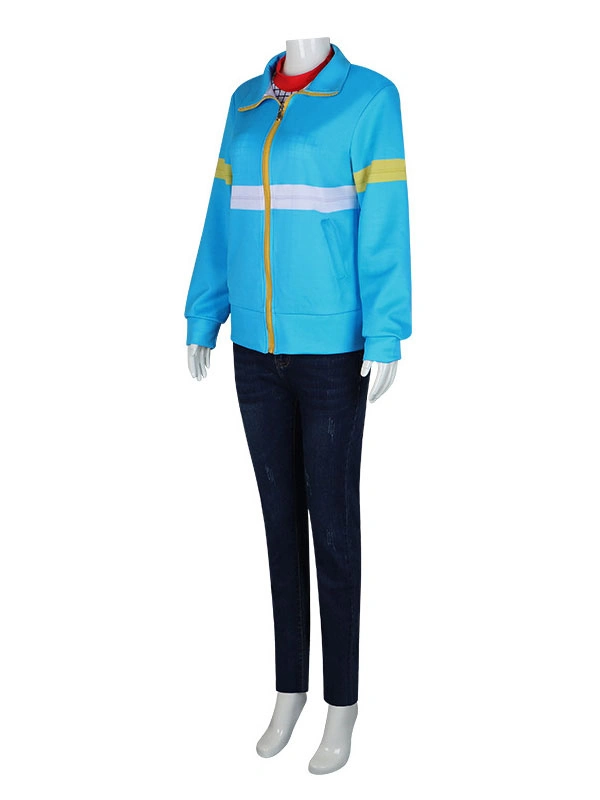 TV Drama Stranger Things Season 4 Max Mayfield Blue Sportswear Set Halloween Cosplay Costume 4 TV Drama Stranger Things Season 4 Max Mayfield Blue Sportswear Set Halloween Cosplay Costume - Image 2