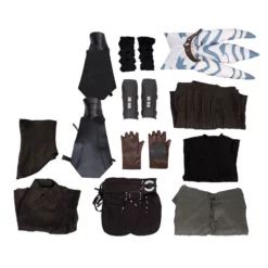 TV Drama/Cartoon Star Wars Ahsoka Tano Deep Gray Premium Edition Cosplay Costume -Halloween Shop 202207261127161689053