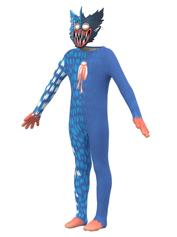 Game Poppy Playtime Huggy Wuggy Kissy Missy Kids Cosplay Costume With Mask Boys Girls Jumpsuit Fancy Dress 4 Game Poppy Playtime Huggy Wuggy Kissy Missy Kids Cosplay Costume With Mask Boys Girls Jumpsuit Fancy Dress - Image 2