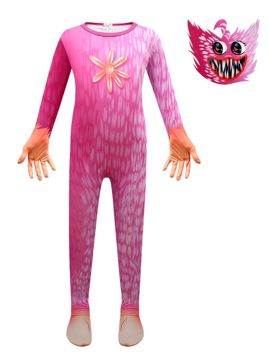 Game Poppy Playtime Huggy Wuggy Kissy Missy Kids Cosplay Costume With Mask Boys Girls Jumpsuit Fancy Dress 6 Game Poppy Playtime Huggy Wuggy Kissy Missy Kids Cosplay Costume With Mask Boys Girls Jumpsuit Fancy Dress - Image 4