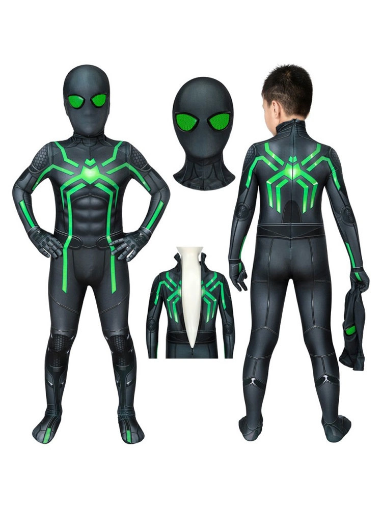 Spider-Man Stealth Suit Cosplay Costume Lycra Spandex Catsuits PS4Game Spiderman Marvel Cosplay Jumpsuit 3 Spider-Man Stealth Suit Cosplay Costume Lycra Spandex Catsuits PS4Game Spiderman Marvel Cosplay Jumpsuit