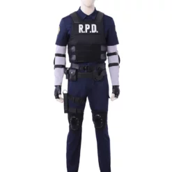 Resident Evil 2 Leon Halloween Cosplay Costume